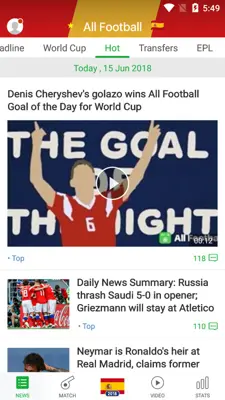 All Football - News & Scores android App screenshot 3