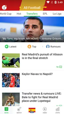 All Football - News & Scores android App screenshot 4